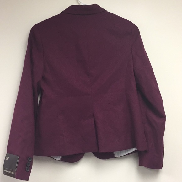 Banana Republic maroon blazer NWT 0P - Picture 6 of 8